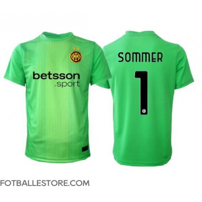 Inter Milan Yann Sommer #1 Keeper Tredjedrakt 2025-26 Kortermet Inter Milan Yann Sommer #1 Keeper Tredjedrakt 2025-26 Kortermet